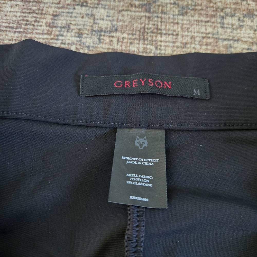 Greyson 26" Phoenix Wide Leg Pleated Trouser Lightweight Stretch Dress Pants M - Picture 4 of 12